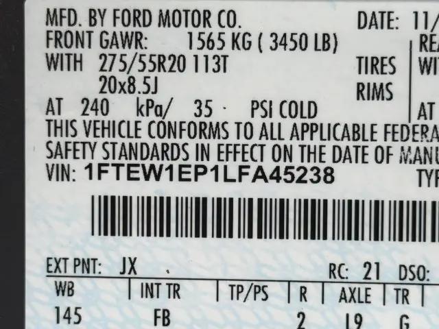 2020 Ford F-150 XLT