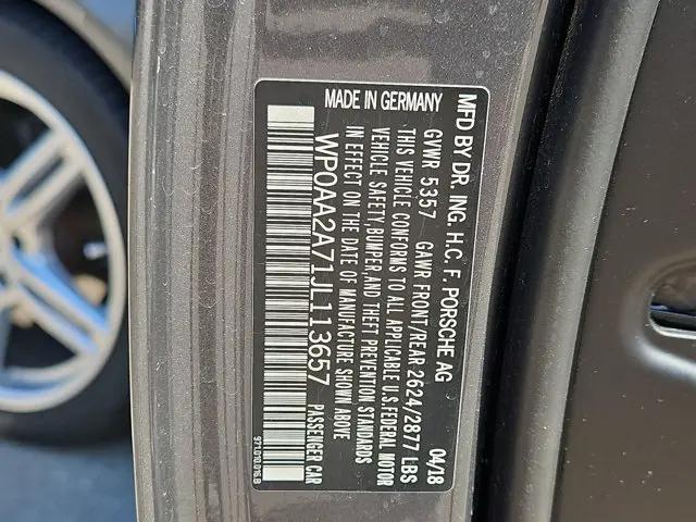 2018 Porsche Panamera 4