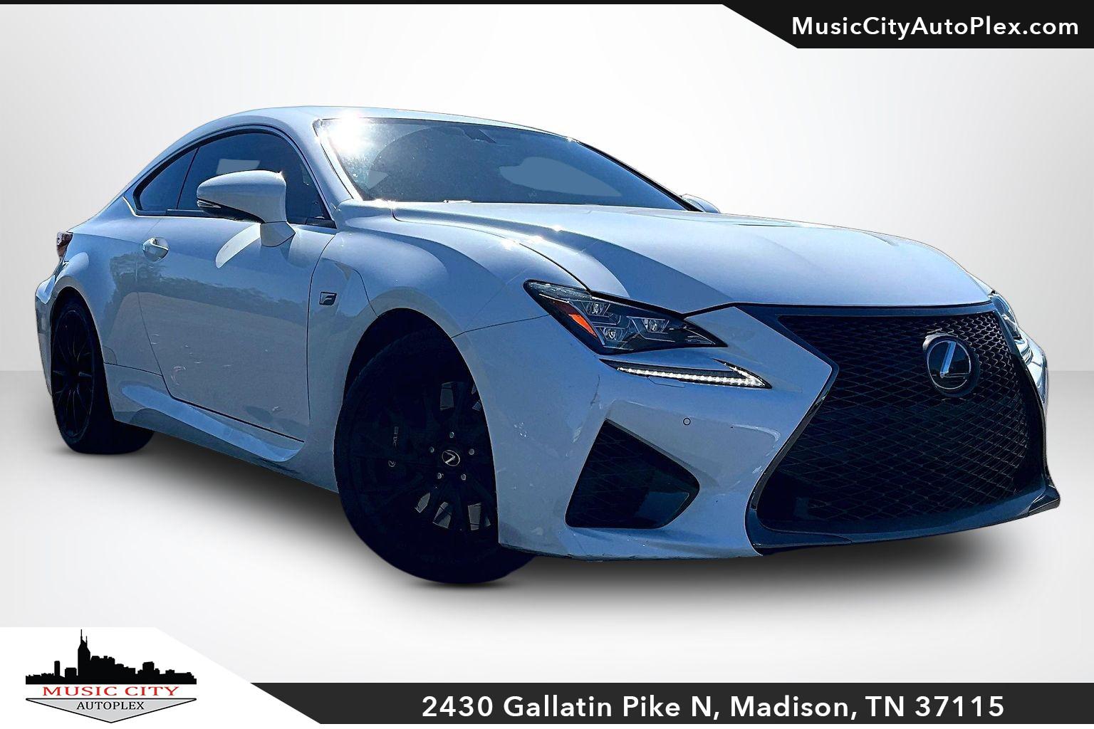 Ultra White 2015 Lexus RC F Coupe Rear-Wheel Drive Automatic