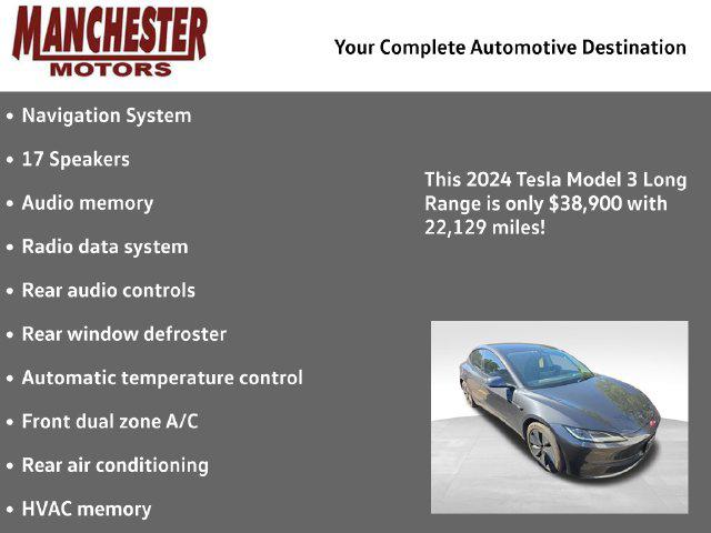 2024 Tesla Model 3 Long Range Dual Motor All-Wheel Drive