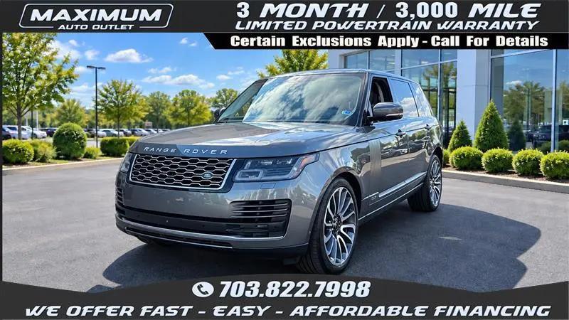 2018 Land Rover Range Rover 5.0L V8 Supercharged for sale in Manassas Park, VA