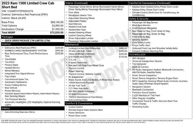 2023 Ram 1500 Limited Crew Cab 4x4 57 Box