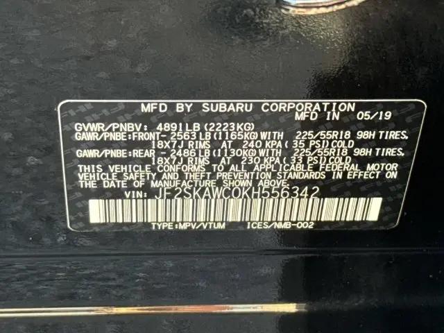 2019 Subaru Forester Touring
