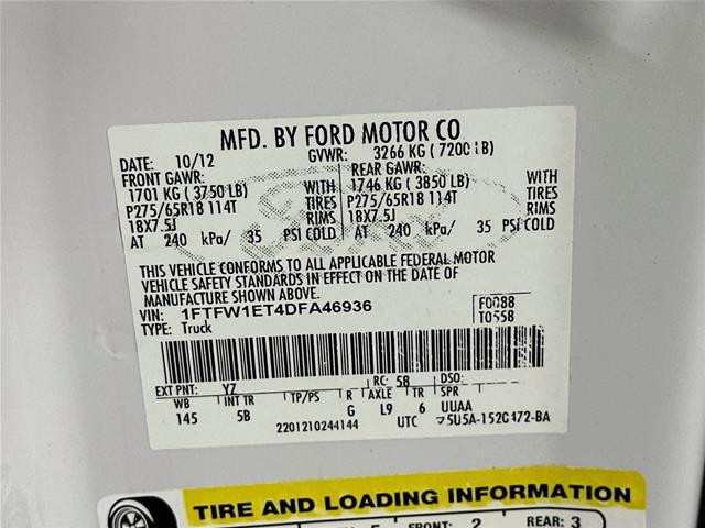 2013 Ford F-150 FX4