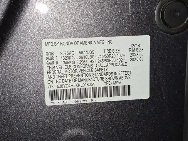 2019 Acura MDX Tech Pkg