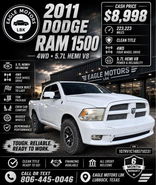 2011 Ram 1500 Sport for sale in Lubbock, TX