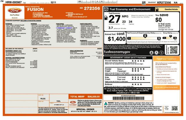 2019 Ford Fusion SE for sale in Madison Heights, VA