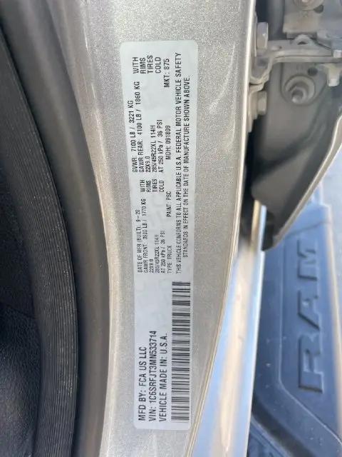 2021 Ram 1500 Laramie Crew Cab 4x4 57 Box
