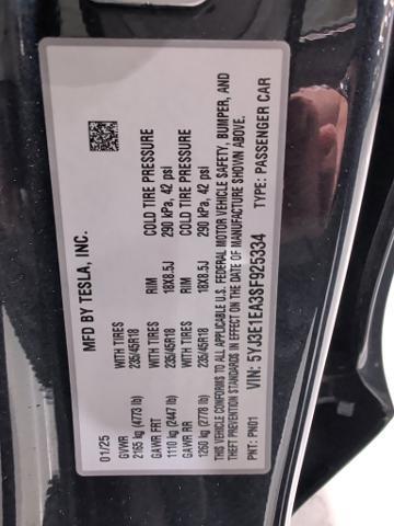 2025 Tesla Model 3 Long Range Rear-Wheel Drive