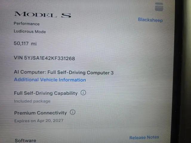 2019 Tesla Model S P100D