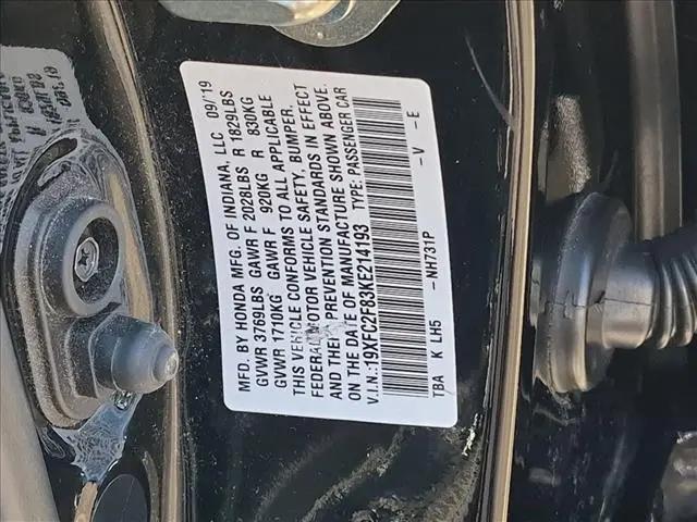 2019 Honda Civic Sport