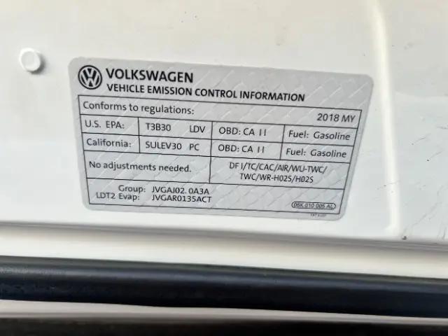 2018 Volkswagen Tiguan 2.0T SEL