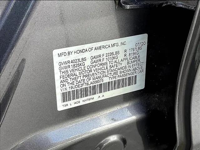 2020 Acura ILX Premium Package