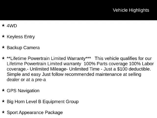 2023 Ram 1500 Big Horn Crew Cab 4x4 57 Box