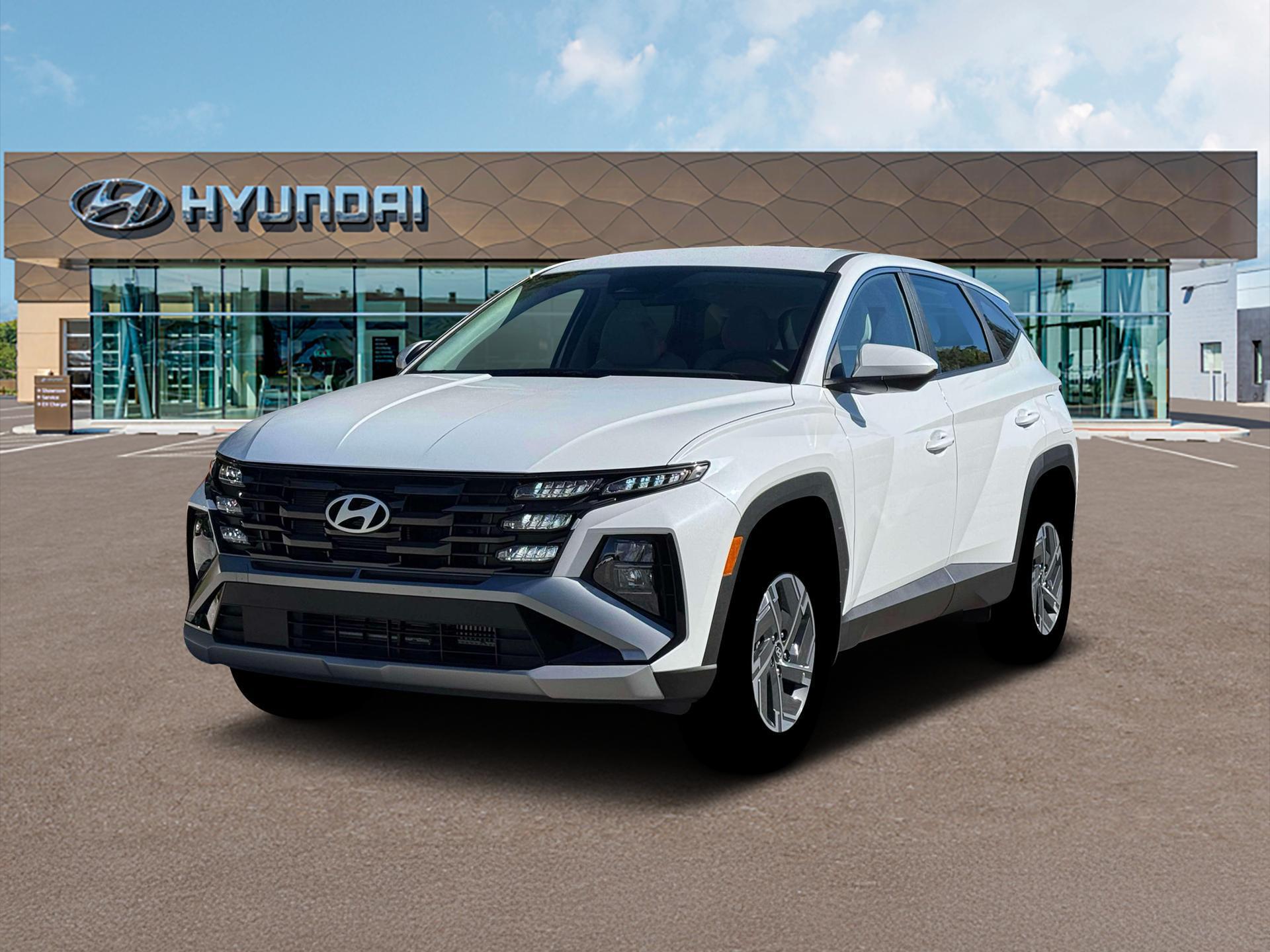 Creamy White Pearl 2026 Hyundai Tucson Hybrid SUV / Crossover All-Wheel Drive Automatic