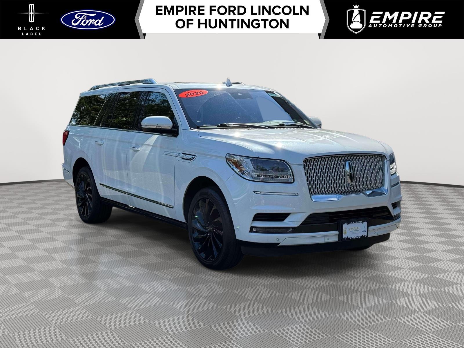 Pristine White 2020 Lincoln Navigator SUV / Crossover Four-Wheel Drive Automatic