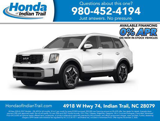 2025 Kia Telluride S for sale in Indian Trail, NC