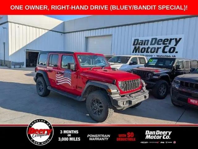 2024 Jeep Wrangler 4-Door Sport RHD 4x4 for sale in Waterloo, IA