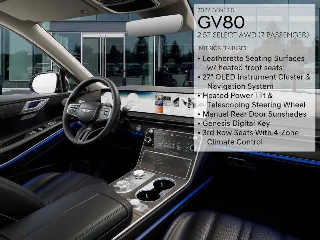 2027 Genesis GV80 2.5T Select AWD