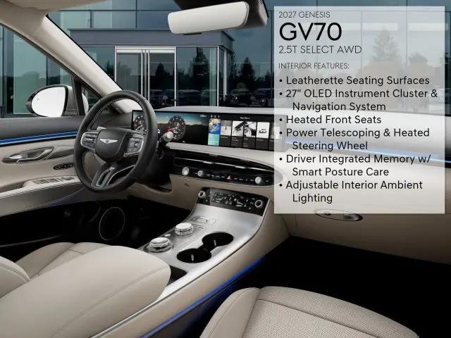 2027 Genesis GV70 2.5T Select AWD