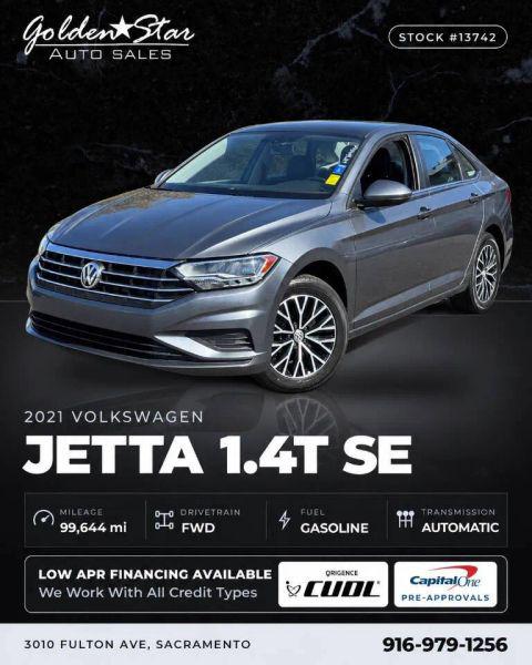 2021 Volkswagen Jetta 1.4T SE for sale in Sacramento, CA