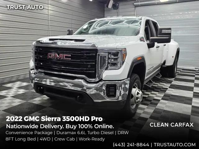 2022 GMC Sierra 3500HD 4WD Crew Cab Long Bed Pro for sale in Sykesville, MD