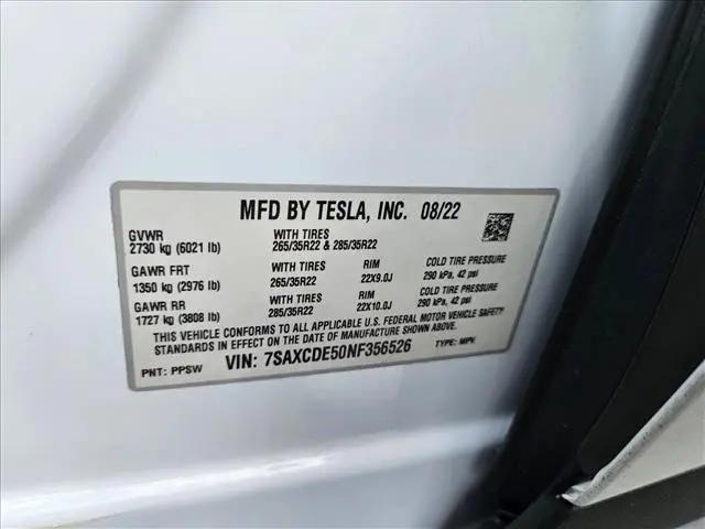 2022 Tesla Model X Plaid Tri Motor All-Wheel Drive