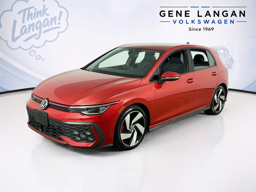 Kings Red Metallic 2025 Volkswagen Golf GTI Hatchback Front-Wheel Drive Automatic