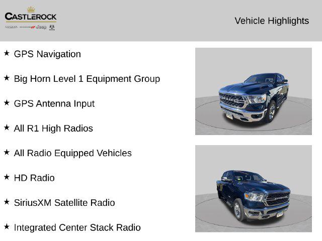 2022 Ram 1500 Big Horn Crew Cab 4x4 57 Box