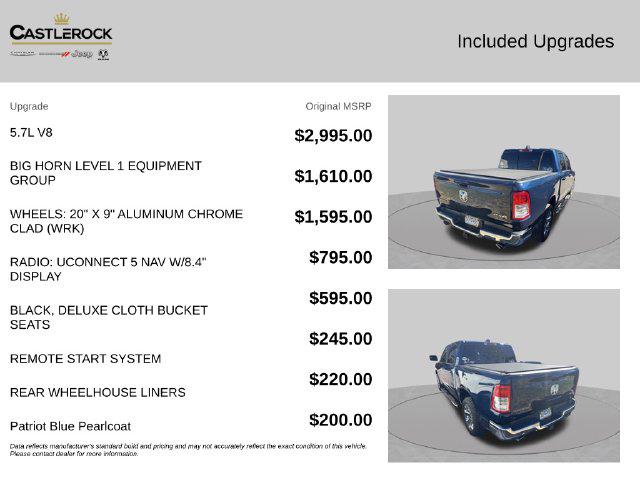 2022 Ram 1500 Big Horn Crew Cab 4x4 57 Box