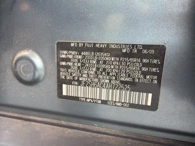 2010 Subaru Forester 2.5X