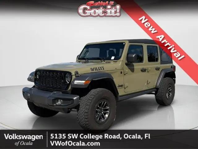 2025 Jeep Wrangler 4-Door Willys 4x4 for sale in Ocala, FL
