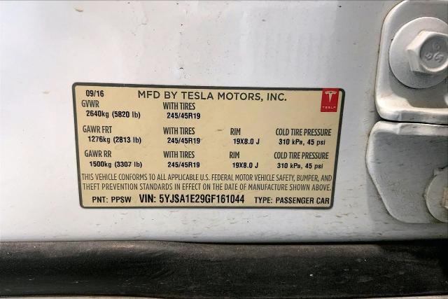 2016 Tesla Model S 90D