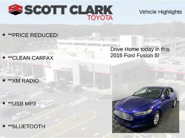 2016 Ford Fusion S