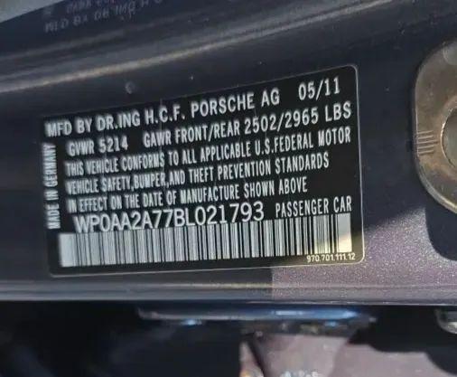 2011 Porsche Panamera 4