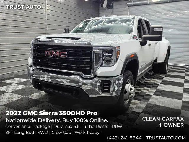 2022 GMC Sierra 3500HD 4WD Crew Cab Long Bed Pro for sale in Sykesville, MD