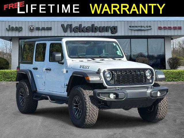 2026 Jeep Wrangler 4-Door Willys 4x4 for sale in Vicksburg, MI