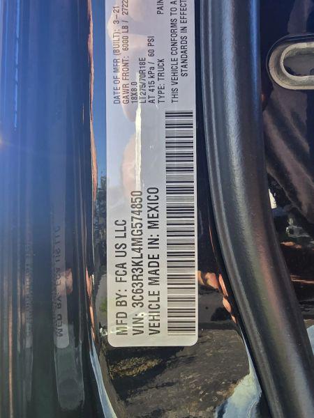2021 Ram 3500 Limited Longhorn Crew Cab 4x4 8 Box
