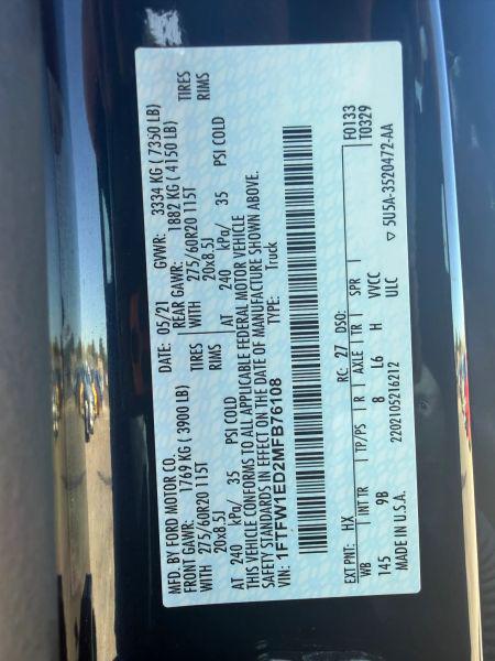 2021 Ford F-150 Platinum