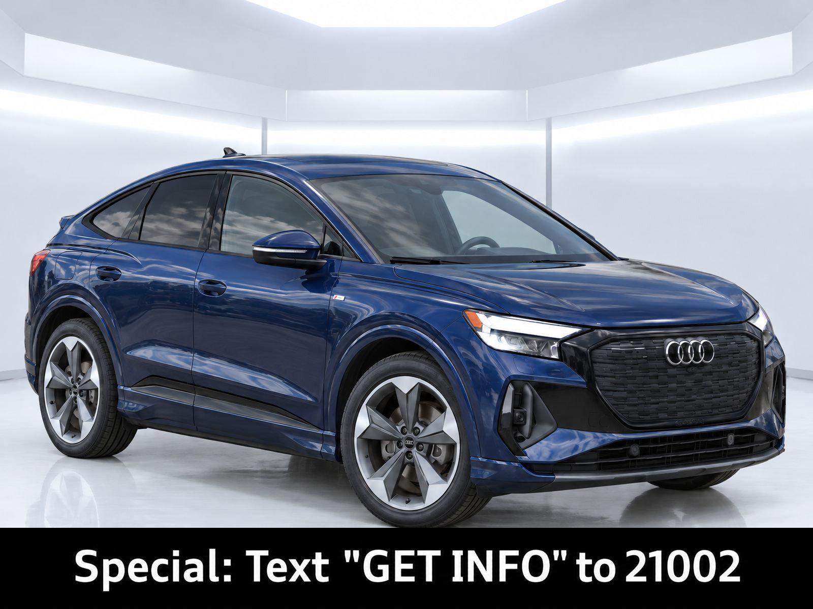 Certified 2024 Audi Q4 Sportback e-tron Premium Plus with VIN WA13UBFZ7RP072220 for sale in Jacksonville, FL