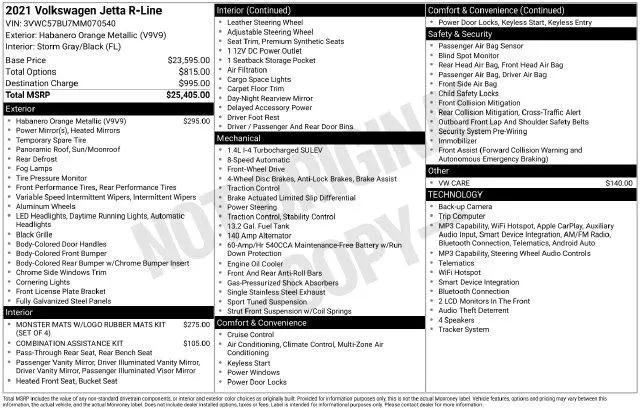 2021 Volkswagen Jetta 1.4T R-Line for sale in Fort Wayne, IN