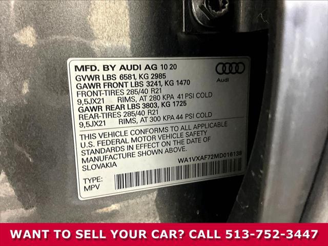 2021 Audi Q7 Prestige 55 TFSI quattro Tiptronic