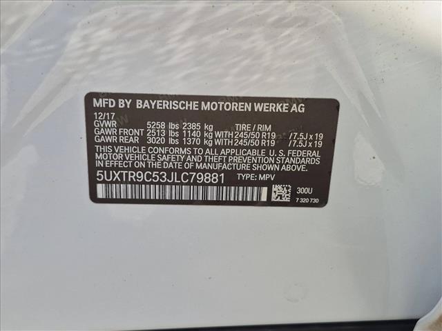 2018 BMW X3 xDrive30i