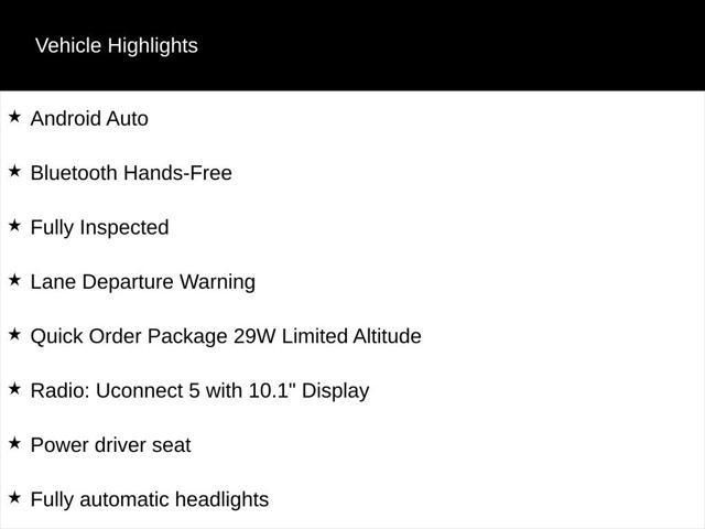 2026 Jeep Compass Limited Altitude