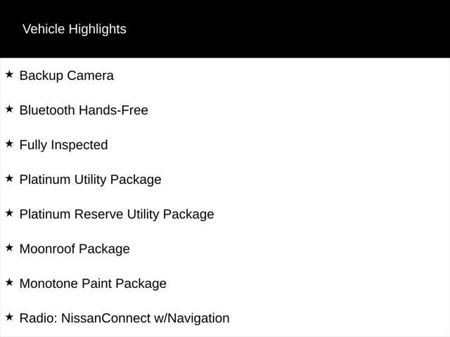 2023 Nissan Titan Crew Cab Platinum Reserve 4x4