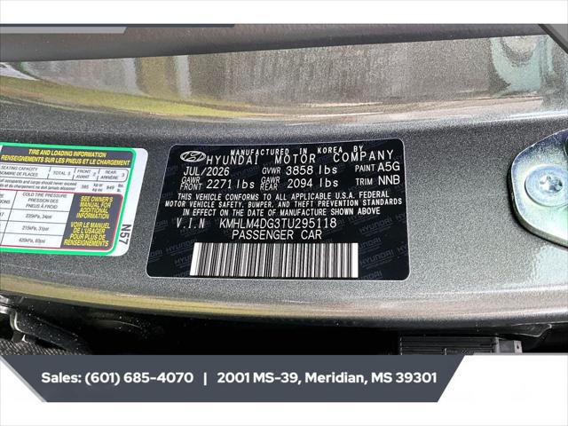 2026 Hyundai Elantra SEL Sport Plus