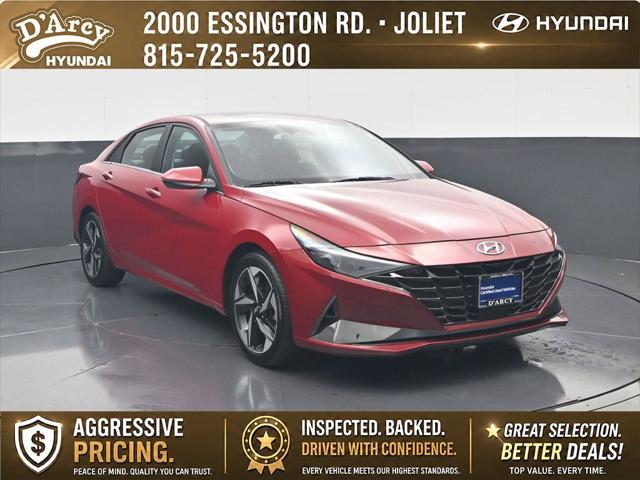 2021 Hyundai Elantra Hybrid Limited for sale in JOLIET, IL