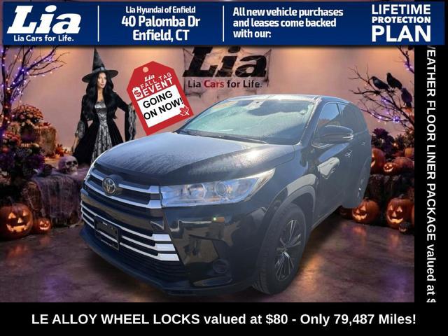 2018 Toyota Highlander LE for sale in ENFIELD, CT