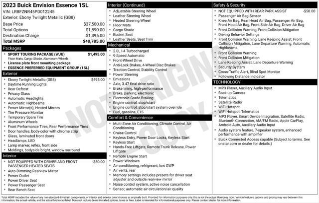 2023 Buick Envision Essence FWD