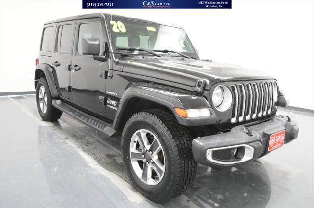 2020 Jeep Wrangler Unlimited Sahara for sale in WATERLOO, IA